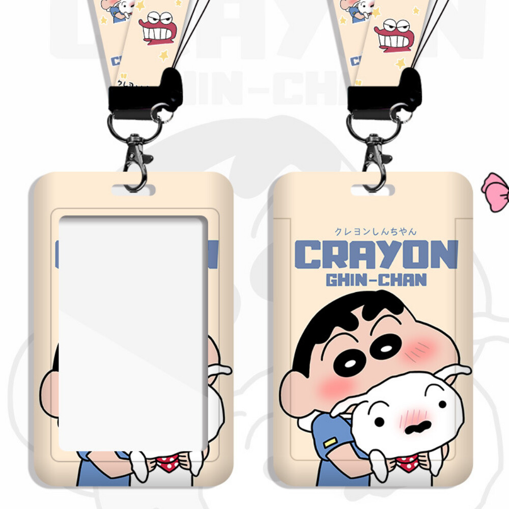 Lanyard Badge Holder - Figuras de Anime da Série Crayon