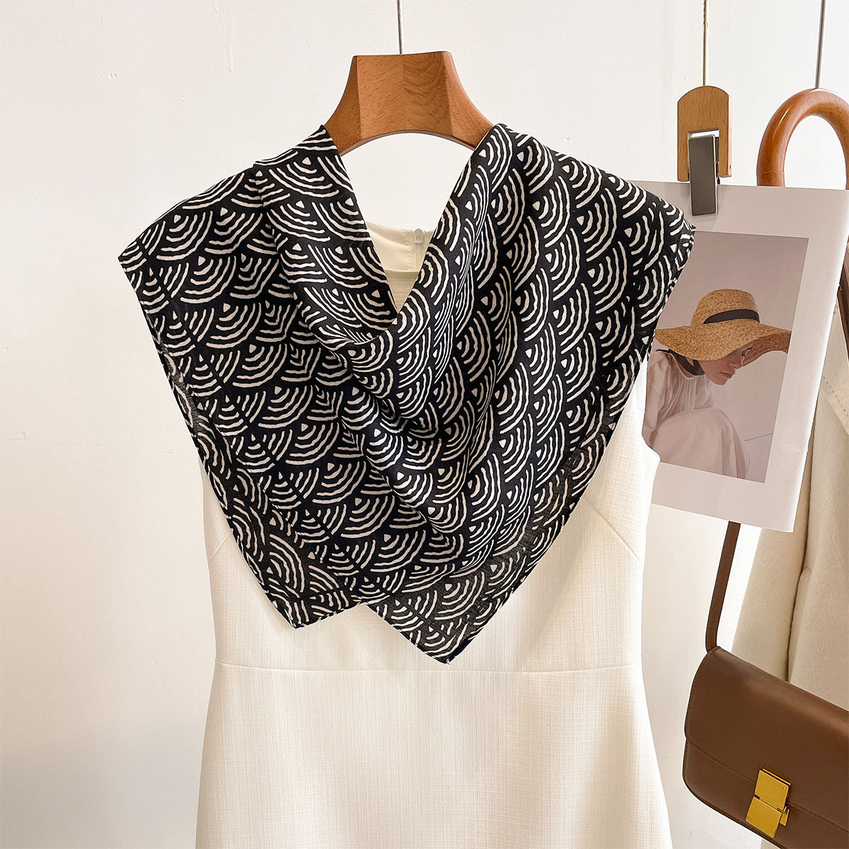 Bandana Cotton - Lenço de Algodão Feminino de 68cm,