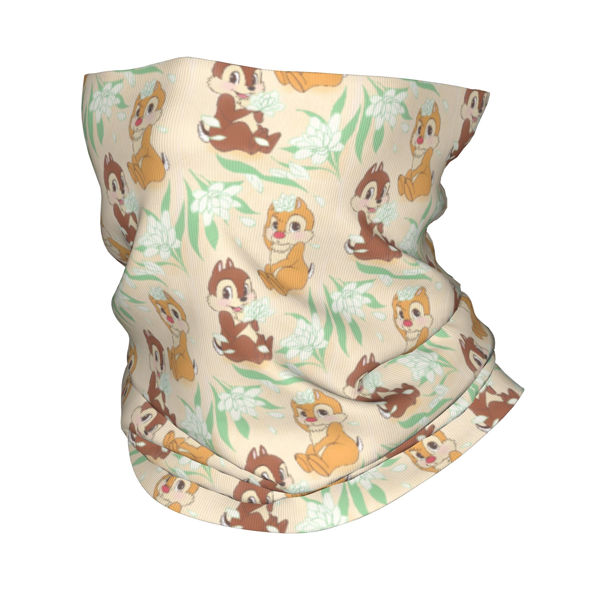 Neck Warmer Tube - Bandana Personalizada Fofa C-Chip e D-Dale,