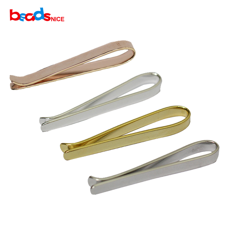 Tie Clip Silver - Beadsnice puro 925 prata esterlina gravata