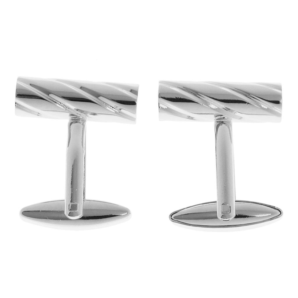 Tie Clip Silver - Abotoaduras de Concha de Caracol da