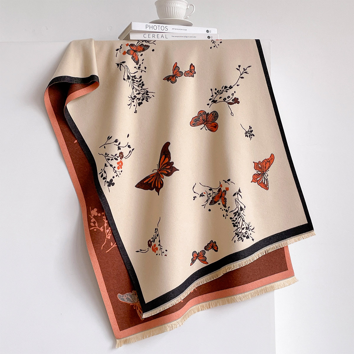 Cachecol Feminino de Imitação  - Woven Scarf Blanket avaliação e preço