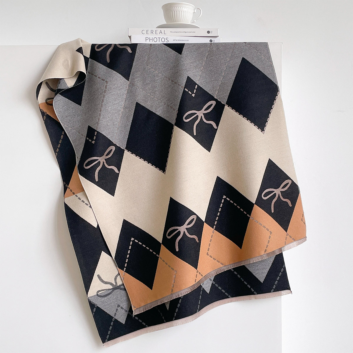 Cachecol Feminino de Imitação  - Pashmina Wrap Large avaliação e preço