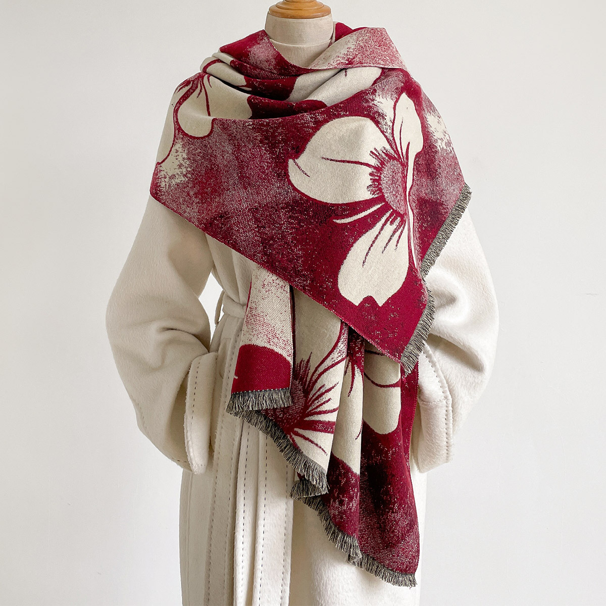 Cachecol Feminino de Imitação  - Pashmina Wrap Large avaliação e preço