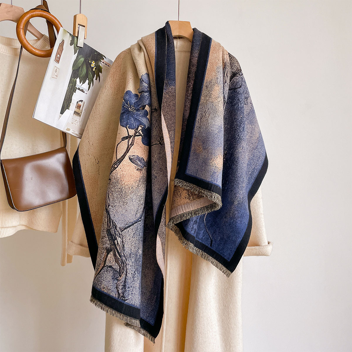 Cachecol Feminino de Imitação  - Pashmina Wrap Large avaliação e preço