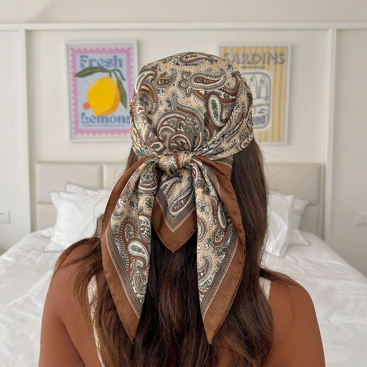 Novo Design de Lenço de Seda Q - Scarf Silk Square avaliação e preço