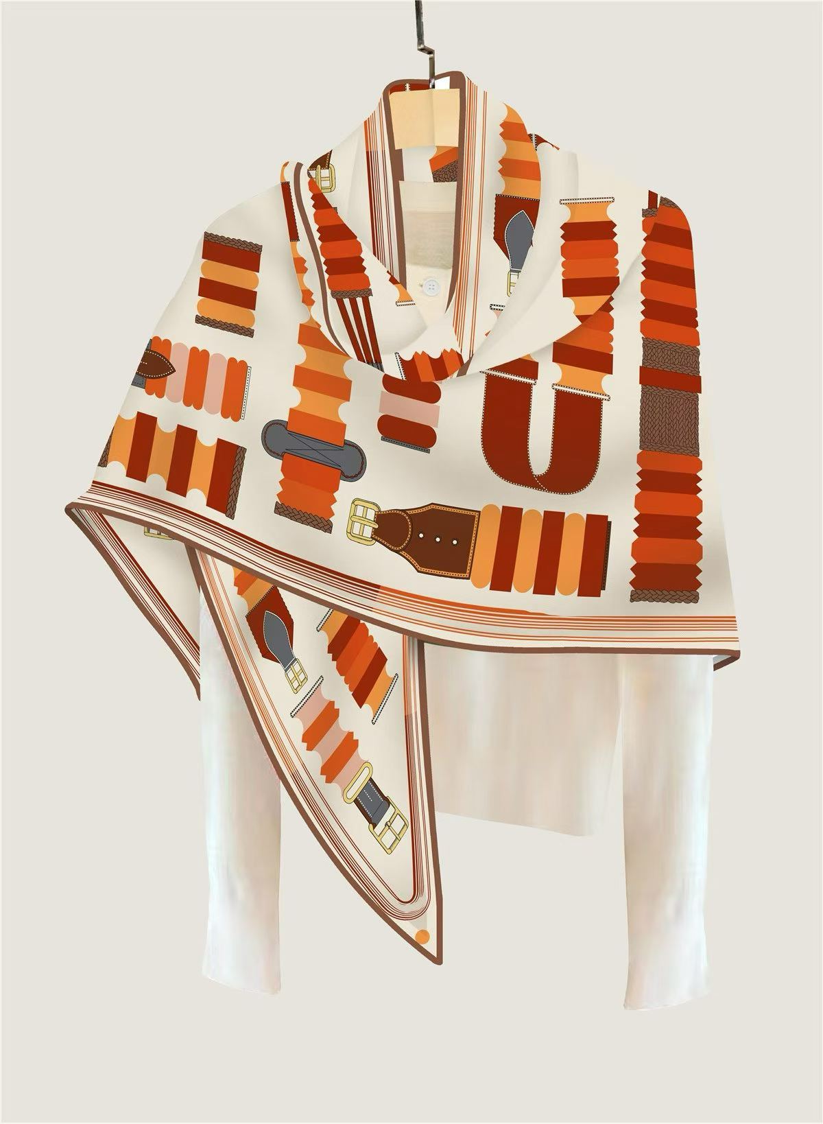 Cachecol de seda e caxemira tr - Pashmina Wrap Large avaliação e preço