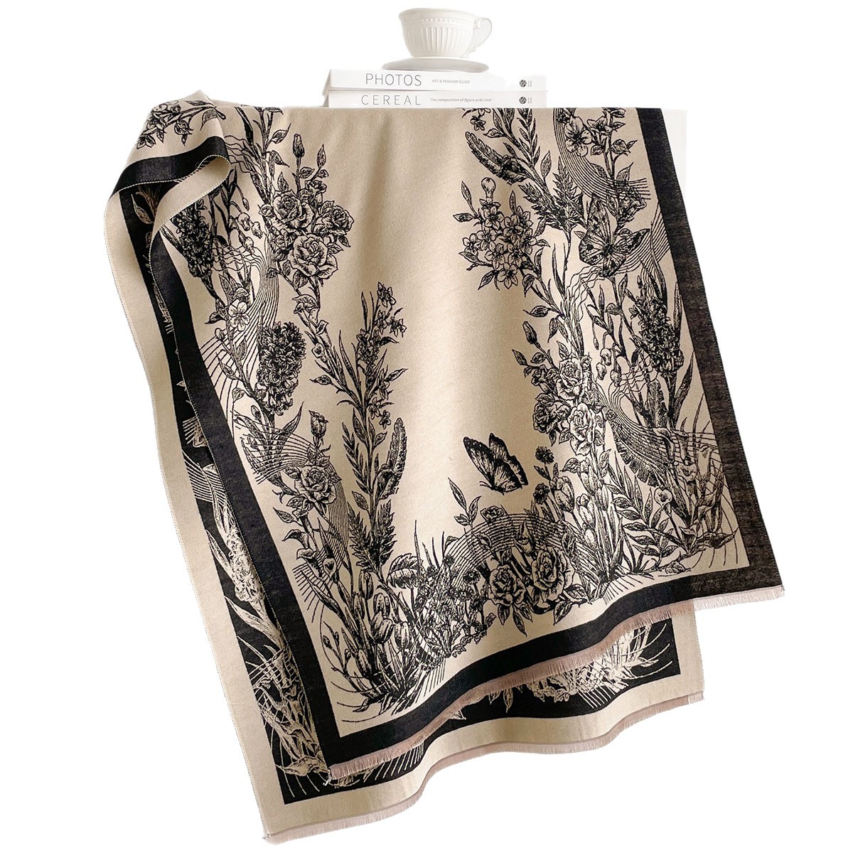 Cachecol de imitação de caxemi - Pashmina Wrap Large avaliação e preço