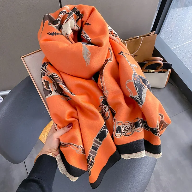 2024 luxo quente pashmina xale - Woven Scarf Blanket avaliação e preço